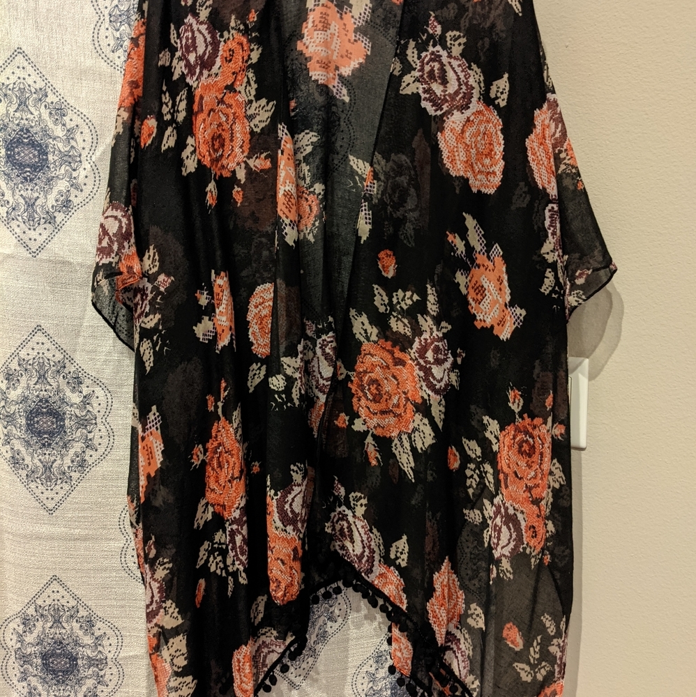Floral shawl